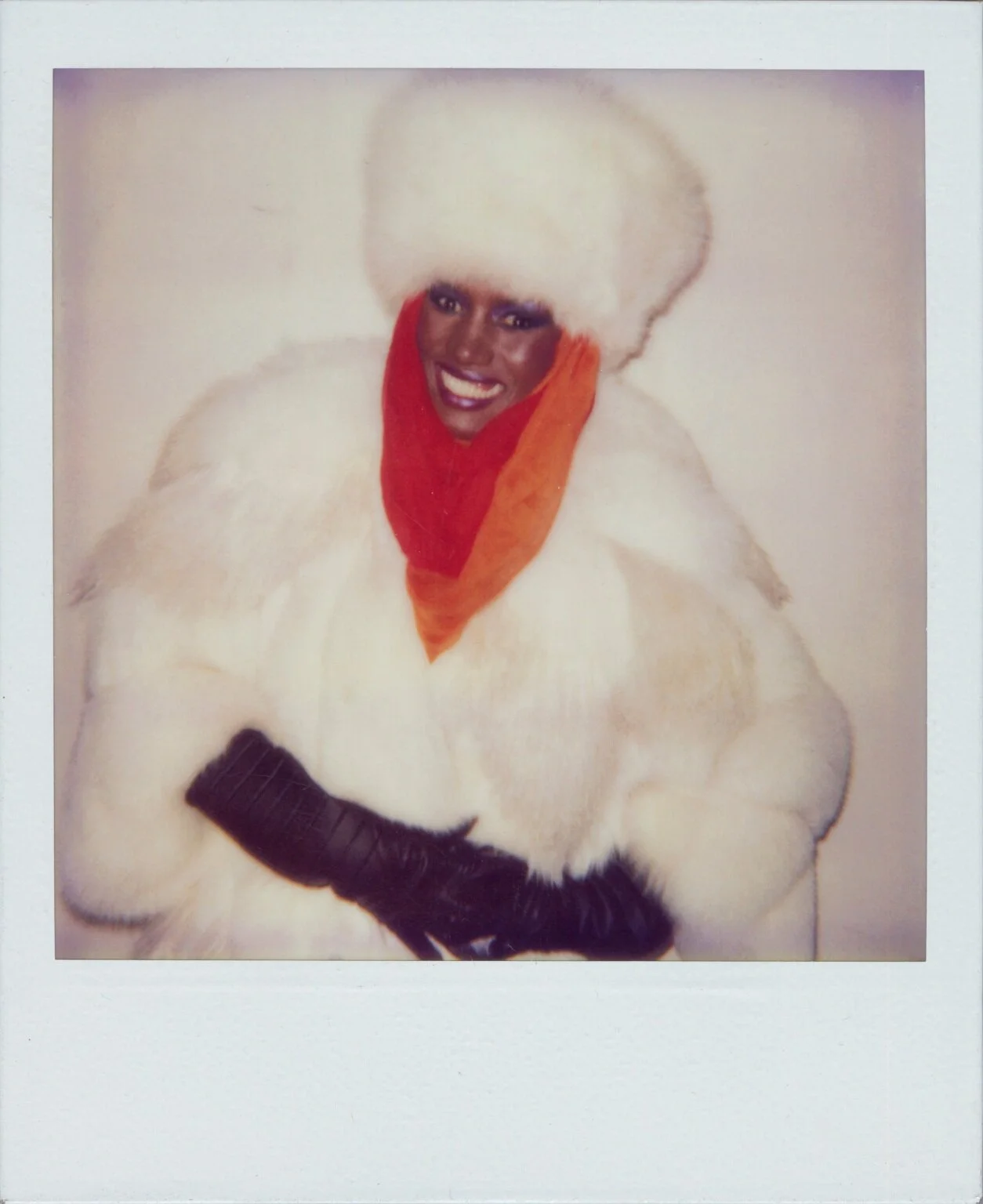 GRACE JONES, 1984 UNIQUE POLAROID PRINT © THE ANDY WARHOL FOUNDATION FOR THE VISUAL ARTS, INC. LICENSED BY ARTISTS RIGHTS SOCIETY (ARS), NEW YORK.