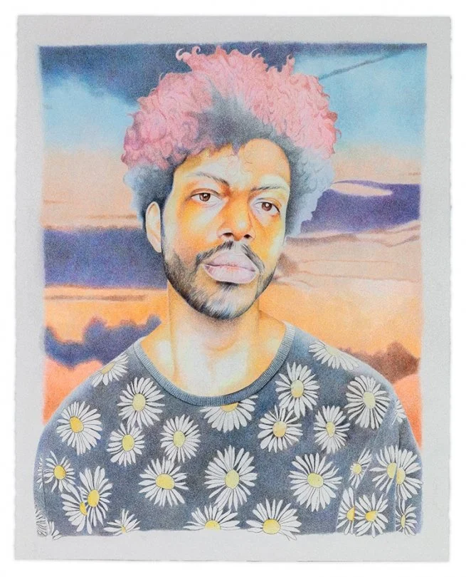 Living Proof, 2022 Colour pencil on paper. 48 1/16 x 38 3/8 inches, 122.1 x 97.5 cm. Signed, titled and dated (verso).