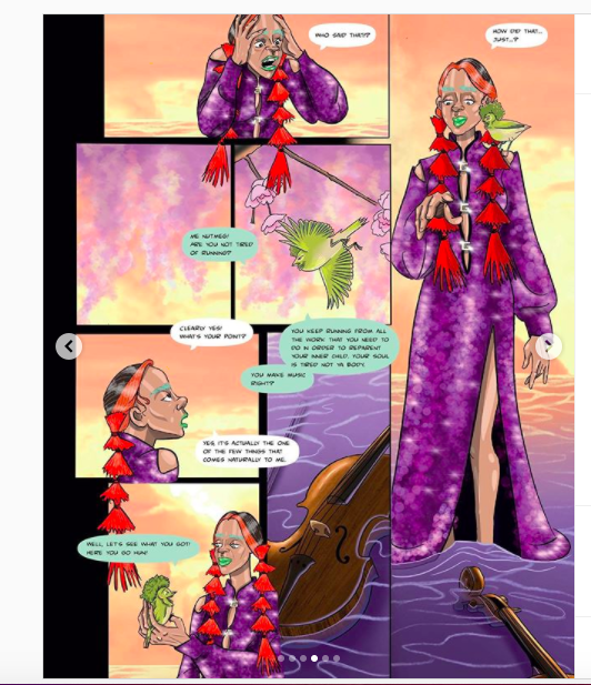 Image from Kelsey Lu: Myristica by Terrell Villiers x Gucci