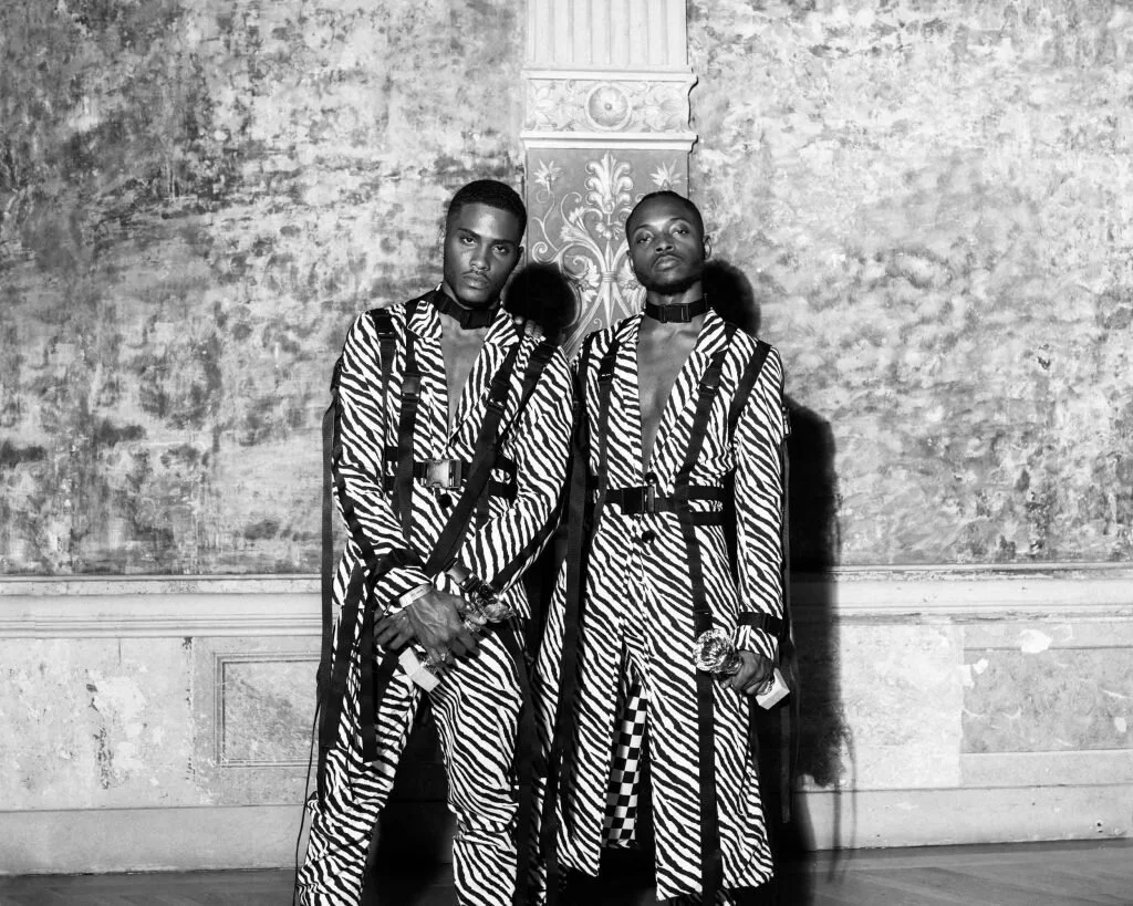 WOLKOFF AND WICKID FROM THE HOUSE OF GARçON WITH THE GRAND PRIZE FOR TAG TEAM ALL AMERICAN RUNWAY AT THE UNITED STATES OF AFRICA BALL PT.III