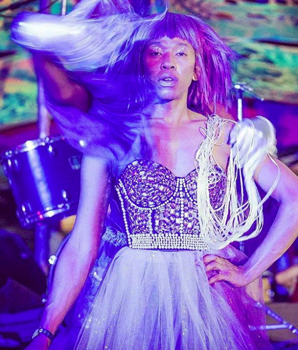 Umlilo performing at the 2019 Smoking Dragon Festival. Photo: Alastair Mclachlan / IG: @intermission