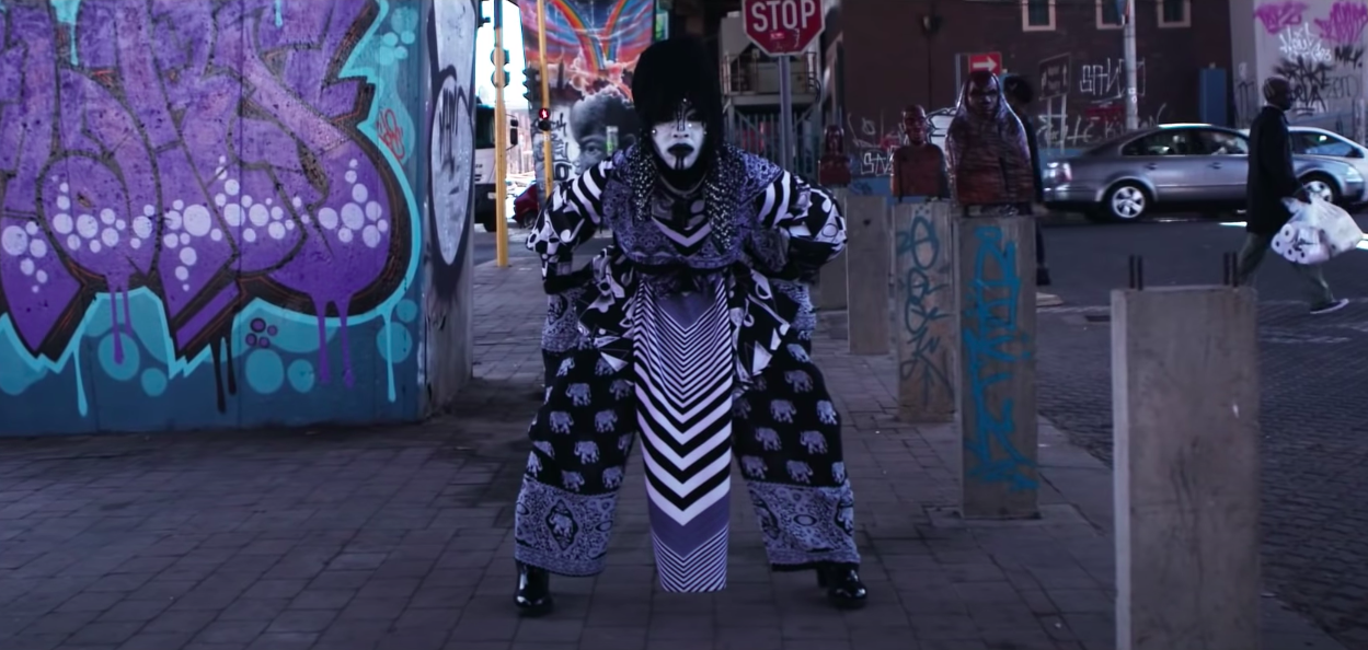 Umlilo in their music video 'Umzabalazo' produced by ALV Corp and directed by Odendaal Esterhuyse.